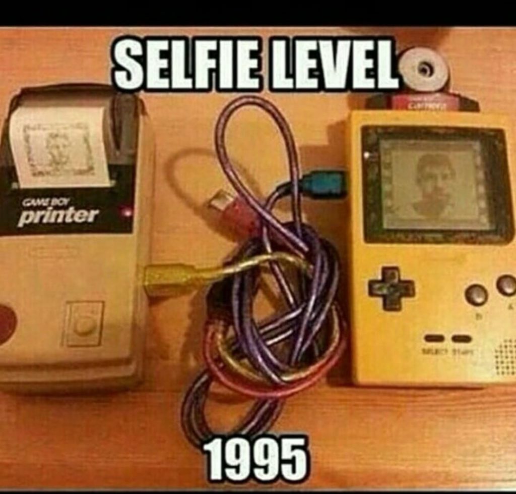 El selfie de los 90