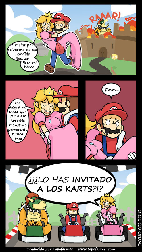 mario kart webcomic