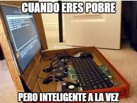 Pobre pero inteligente :3