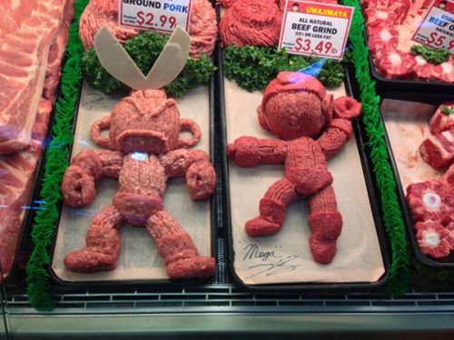 carne picada superheroe