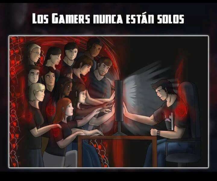 un gamer nunca está solo