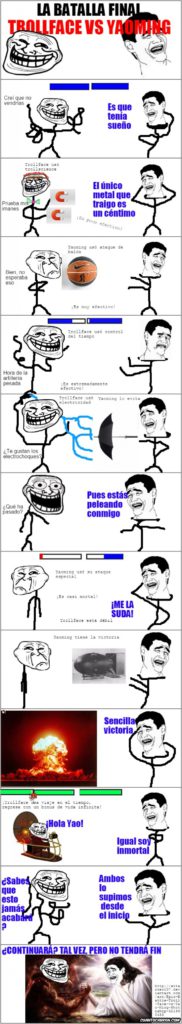 trollface vs yaoming batalla final