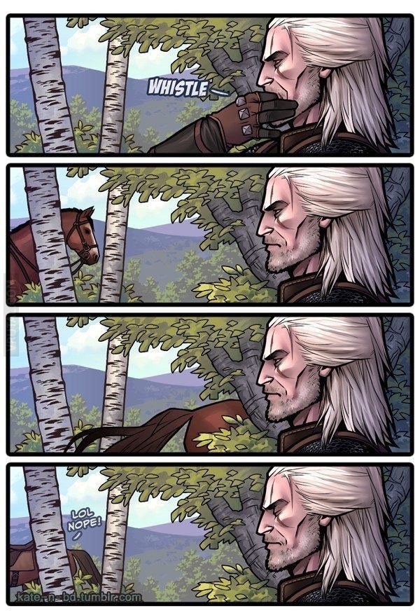 the witcher 3 fail horse