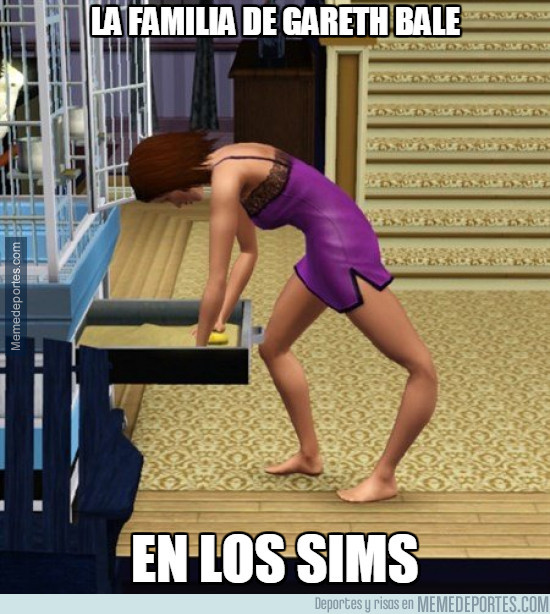 gareth bale en los sims