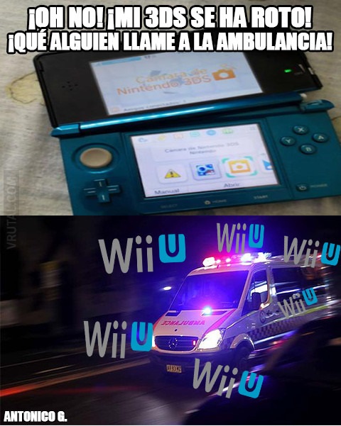 chiste emergencia 3ds wii u