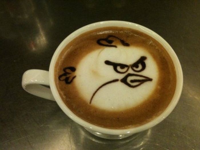 cafe angry birds