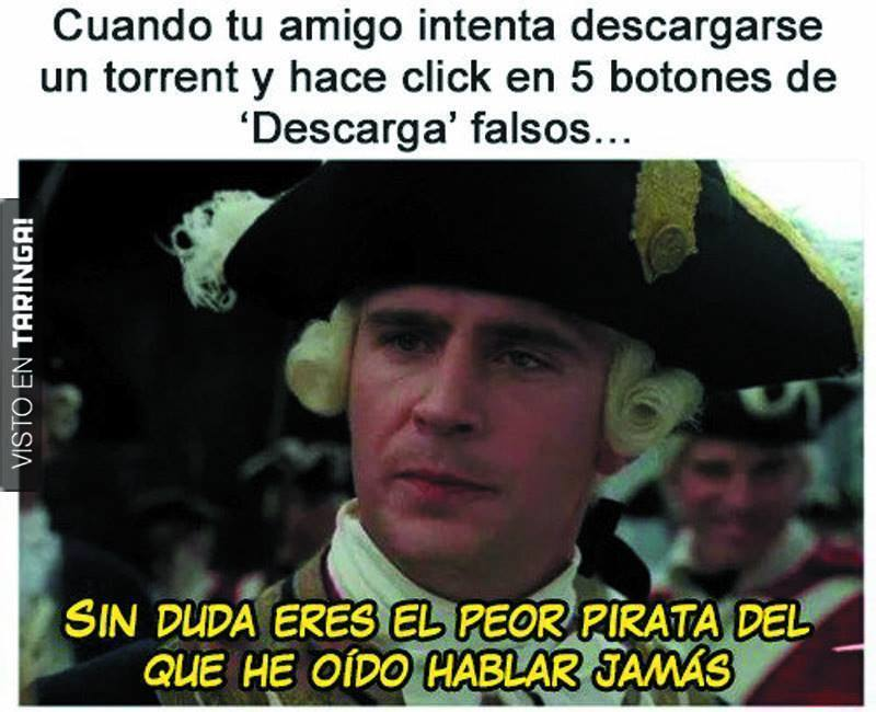 Cuando te crees pirata pero eres una patata.