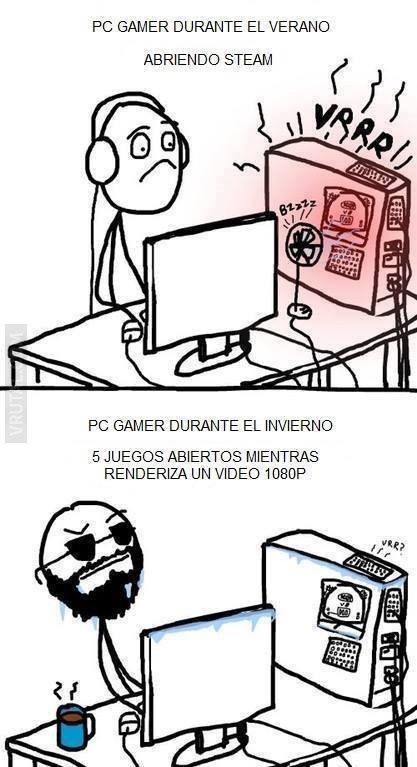 Lo bueno del invierno y tu PC