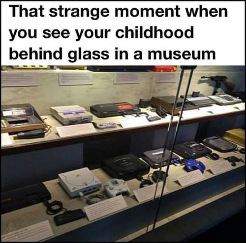 Ese momento en el que ves tu infancia detrás de la vitrina de un museo