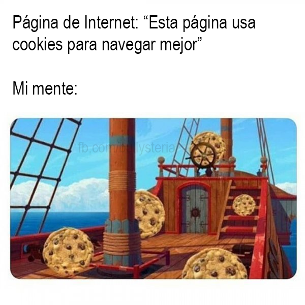 Debe de ser la adicción a las galletis...