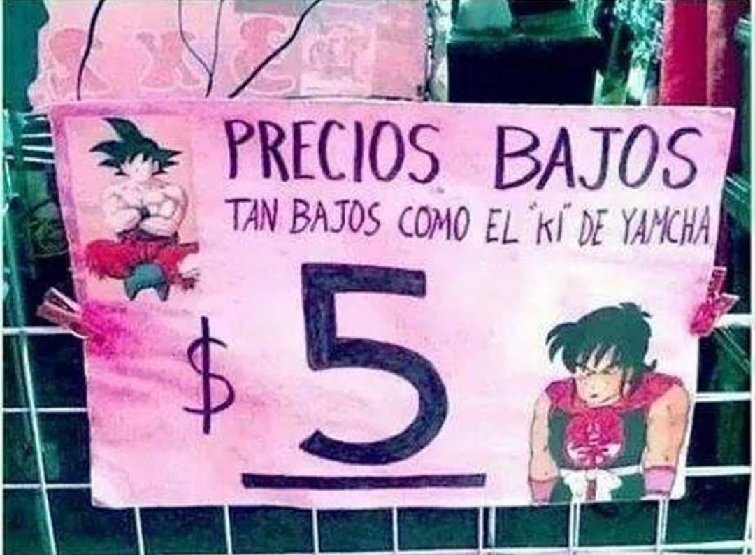 Pues bajos bajos deben de ser...