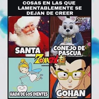 Pobre Gohan xD