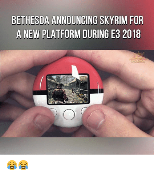 Bethesda anuncia Skyrim para nueva plataforma.