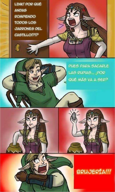 Link descubre la brujería