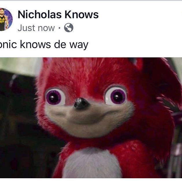 Ugandan Knuckles en la peli desde ya por favor