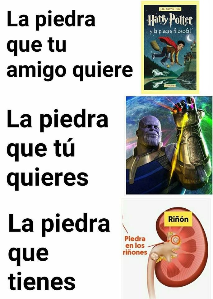 La piedra del dolor interno...