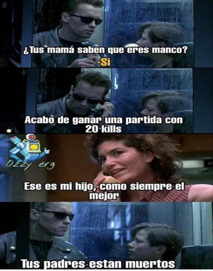 Como saber si tus padres son un Terminator